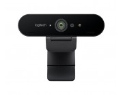 Logitech BRIO Stream 4K Ultra HD Webcam, Premium 4K Ultra HD 2160p/30fps with HDR, Diagonal Field of View 65°/78°/90°, Zoom Up to 5x, Autofocus, RightLight 3, 2 omni-directional mics, USB-A plug-and-Play supports USB-C, 2.2 m, black